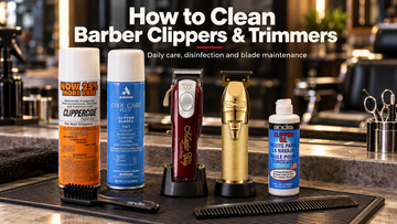 How to Clean and Maintain Barber Clippers & Trimmers