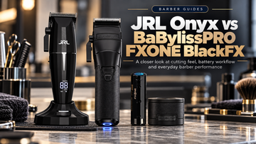 JRL Onyx vs BaBylissPRO FXONE BlackFX professional barber clipper comparison