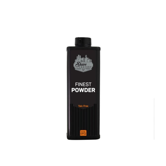 The Shave Factory Finest Powder Talc Free  14 oz
