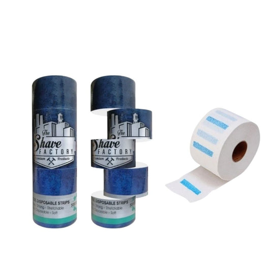 The Shave Factory Neck Strips - White