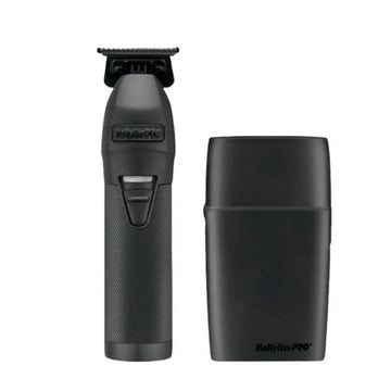 BaBylissPRO LimitedFX Matte Black Trimmer & Double Foil Shaver #FXDUOFS2TMB
