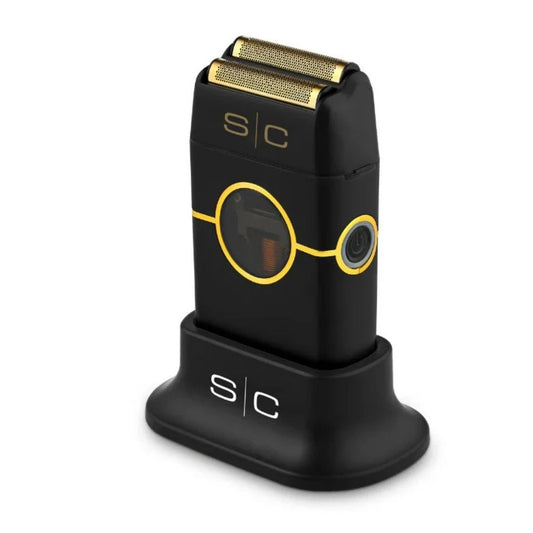 StyleCraft Instinct Metal Double Foil Shaver - Black #SC807B