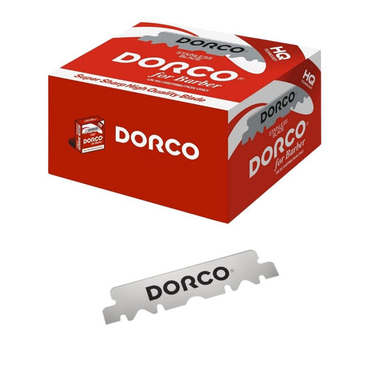 Dorco HST300R Single Edge Razor Blades - Red